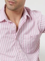 Mufti Slim Fit Striped Pure Cotton Casual Shirt - Image 2