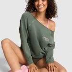 Victoria's Secret Women Off-The-Shoulder Sweatshirt