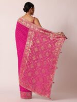 KALKI Fashion Ethnic Motifs Printed Zari Detail Saree - Image 2